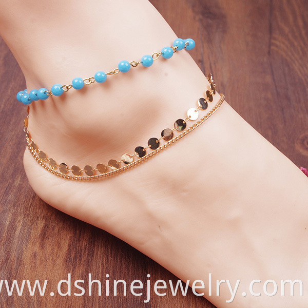 Simple Handmade Ankle Bracelets For Women